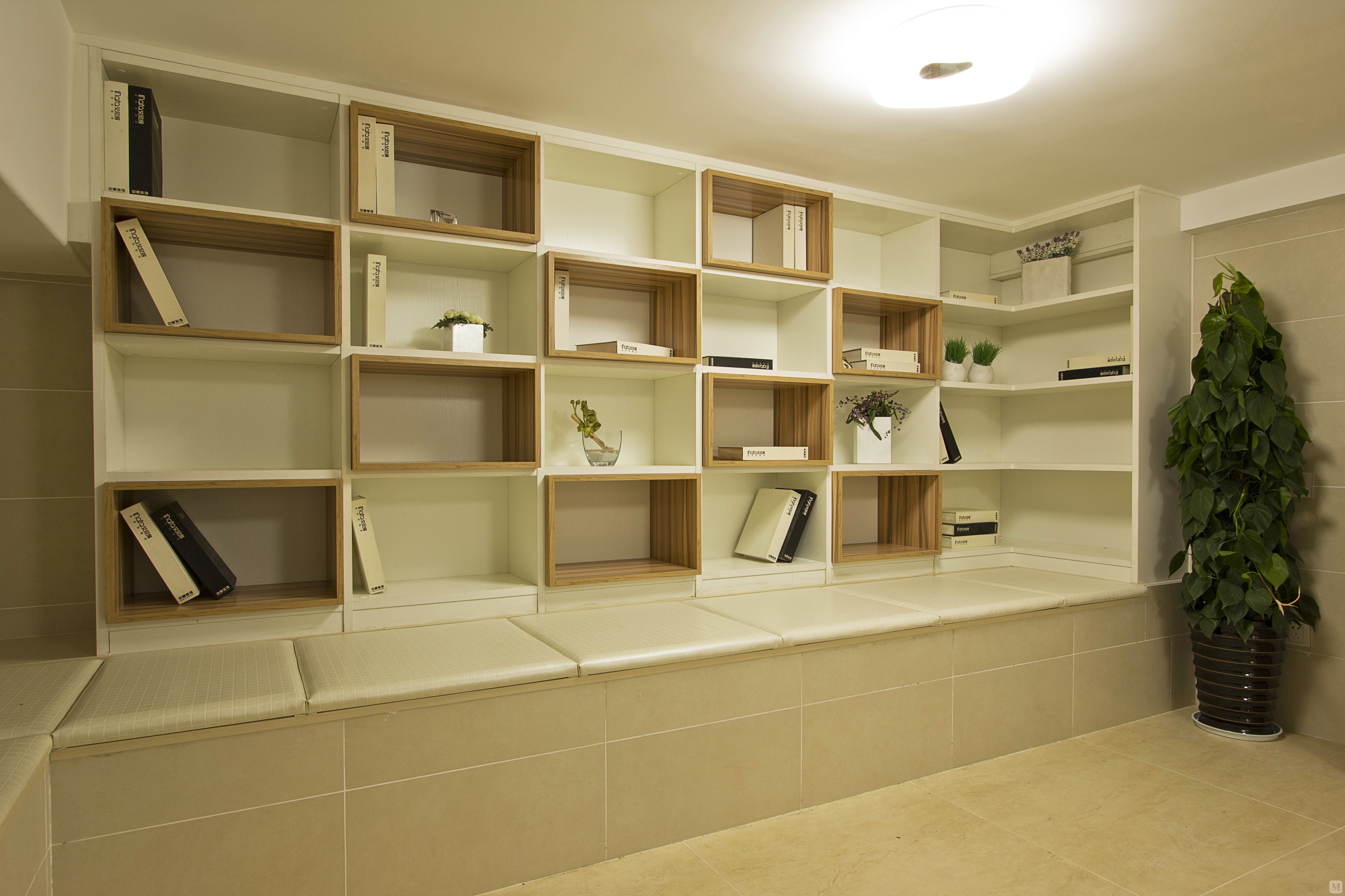 简欧书房吊顶装修效果图