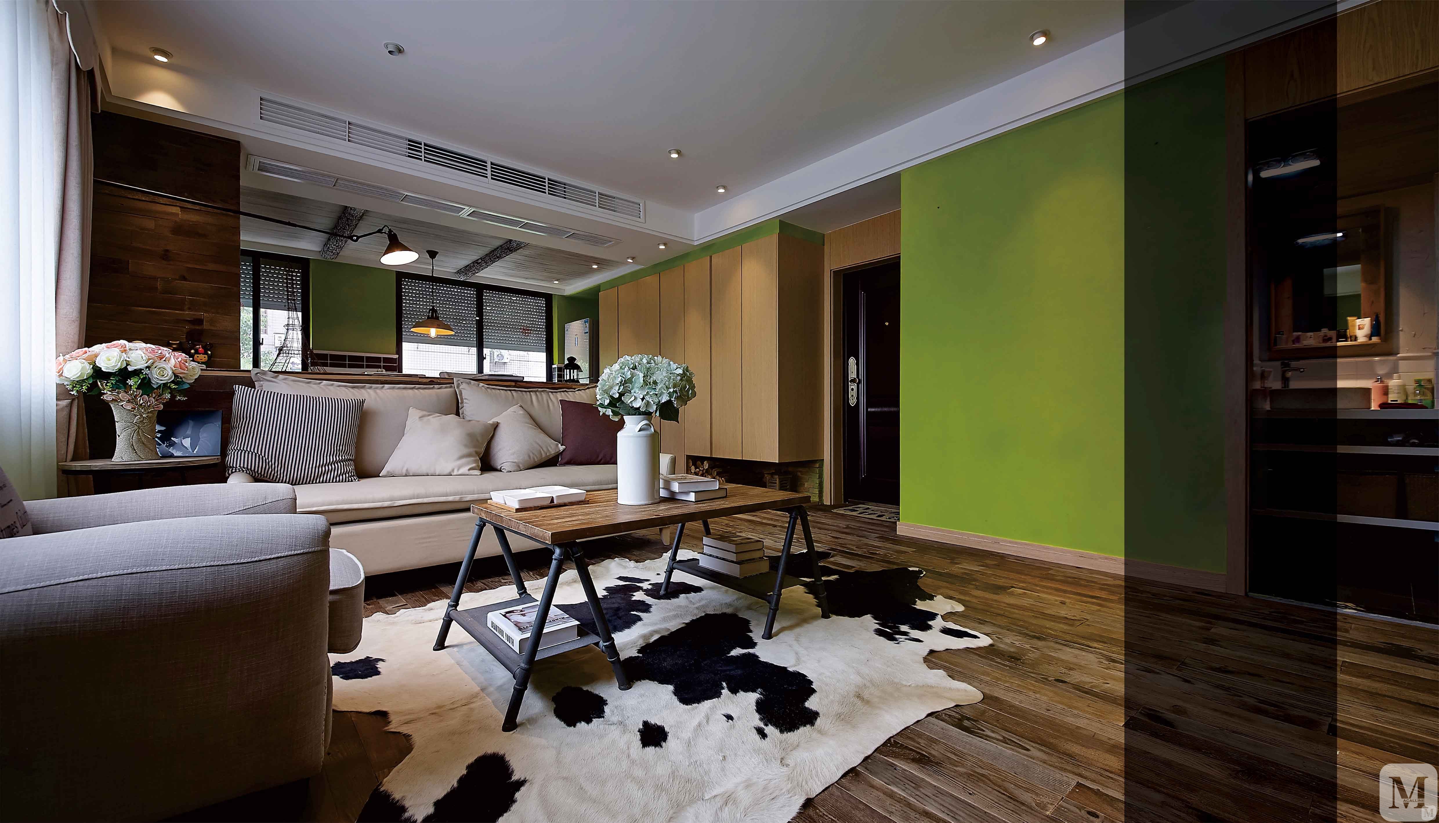 简约客厅背景墙装修效果图