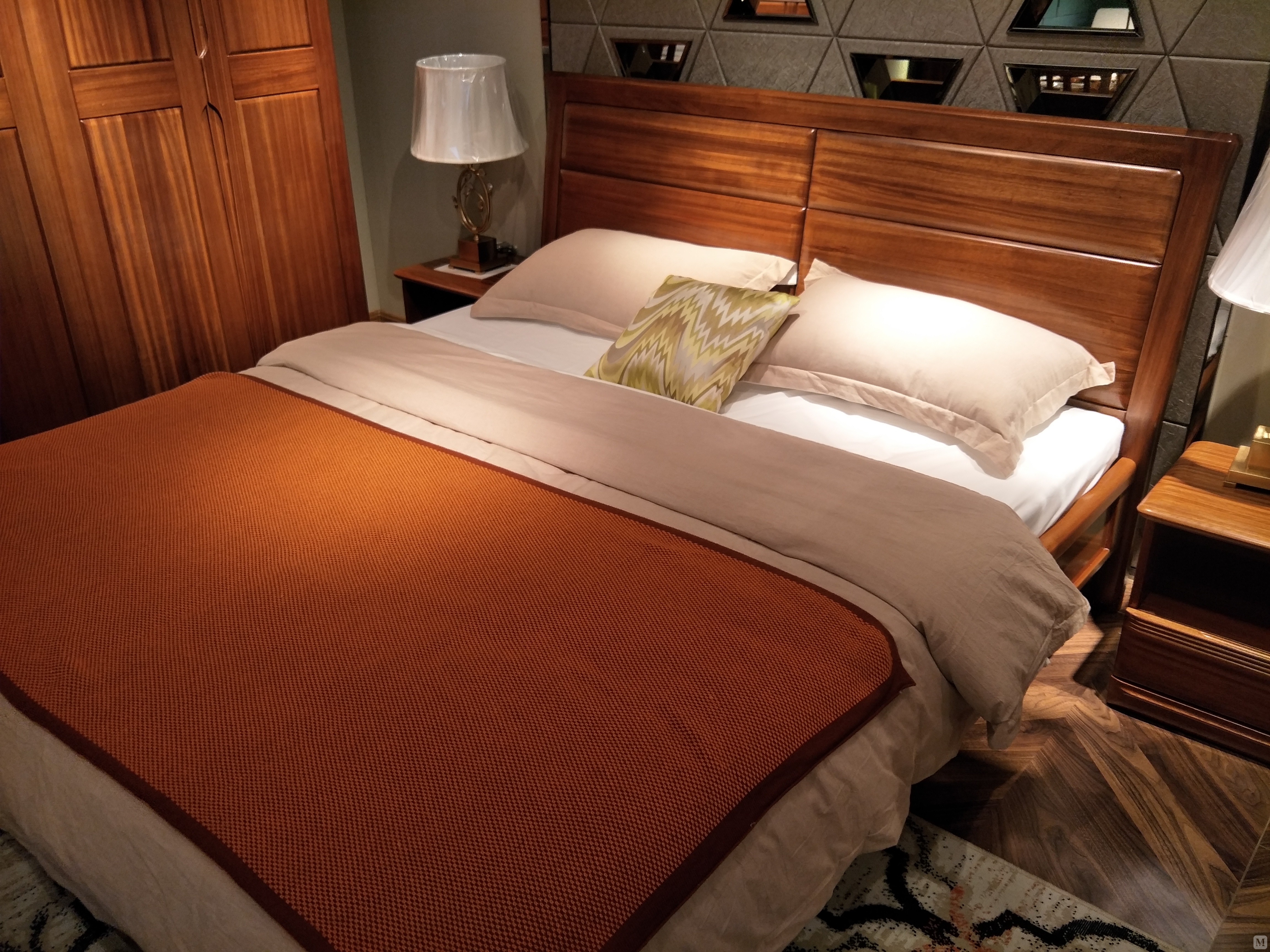 吕氏东方 床 床头 床箱 翎简 ct805