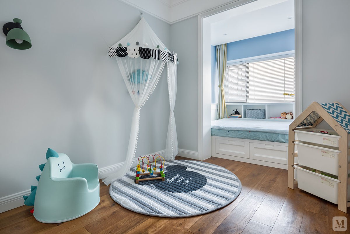 9万126㎡混搭复式装修简约商务的美式与现代混搭风