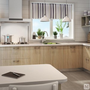 志邦 IK全屋定制 梦想厨房 现代简约 整体橱柜定制 IK1系 一字型 现代简约 IK