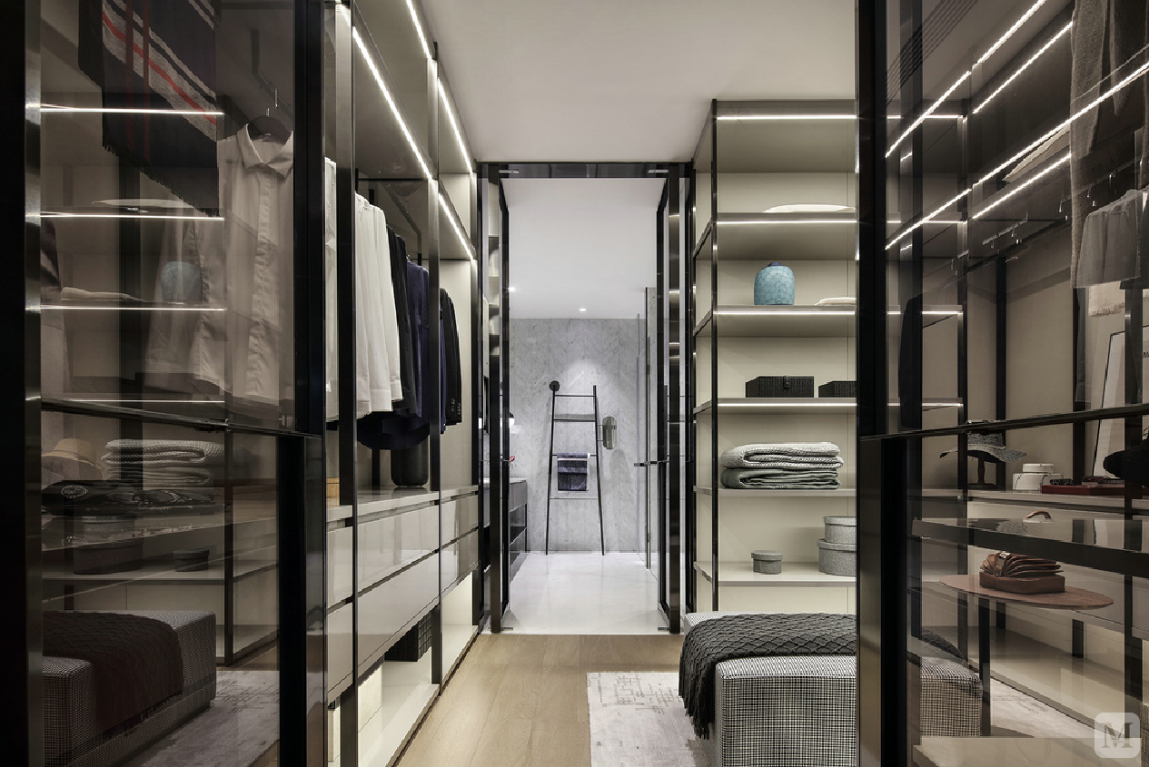 简约衣帽间灯具装修效果图