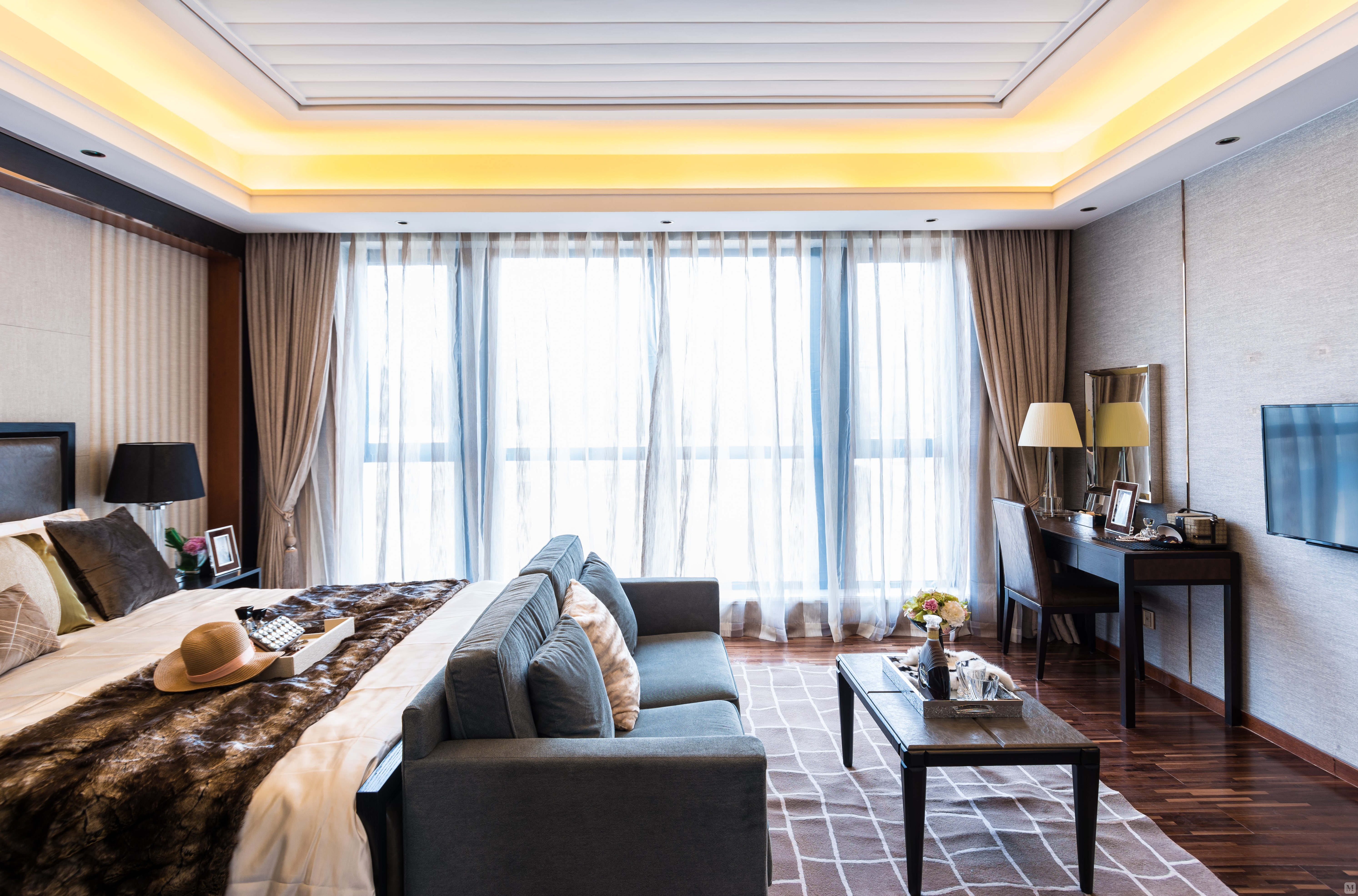 5万135㎡简约三房装修现代轻奢三室