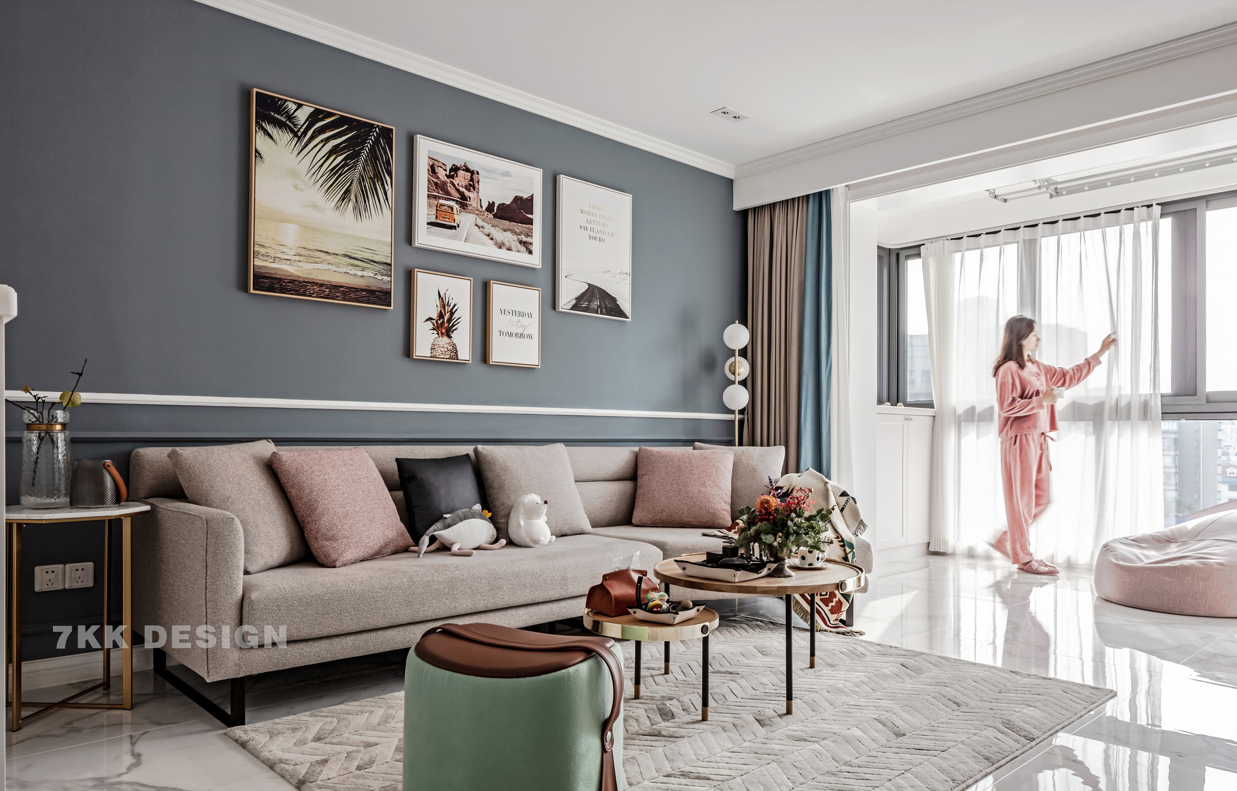 清新明亮北欧风,自然范儿,简约不俗气.